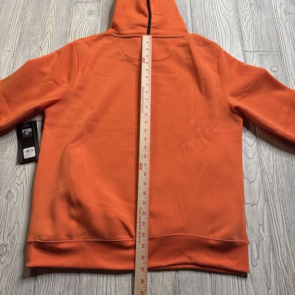 Cincinnati Bengals Throwback Helmet Logo Hoodie Men’s L Orange NFL Ultra NWT - Picture 12 of 13